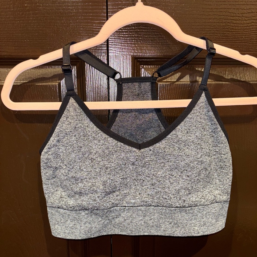 Gray Women's Sports Bra